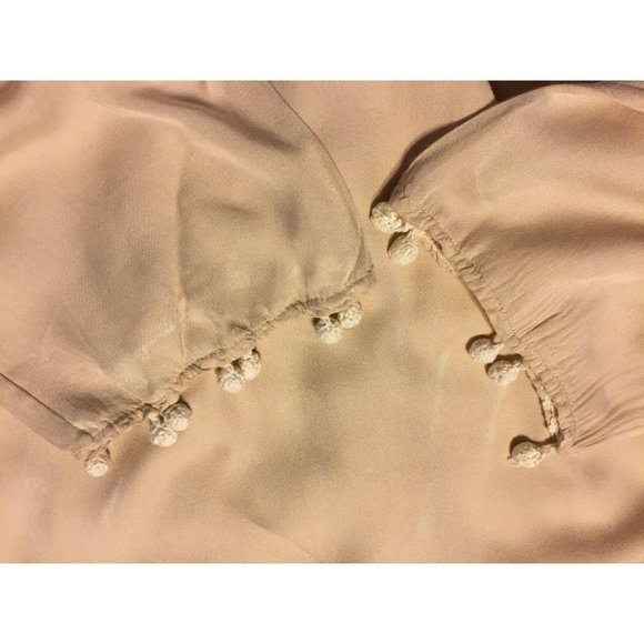 Umgee Tunic Top Size Large L Boho Babydoll Lace Lined 3/4 Sleeve Cotton Blend - Picture 9 of 9